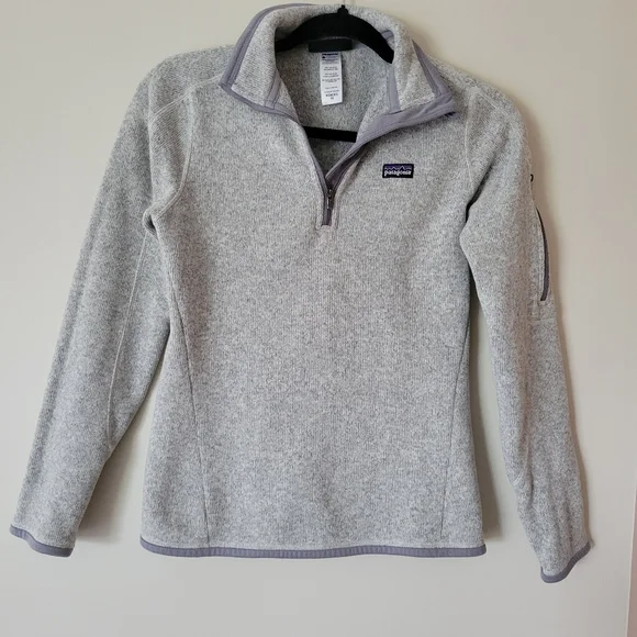 Patagonia Better Sweater 1/4 Zip - Women's in Birch White - Picture 2 of 5